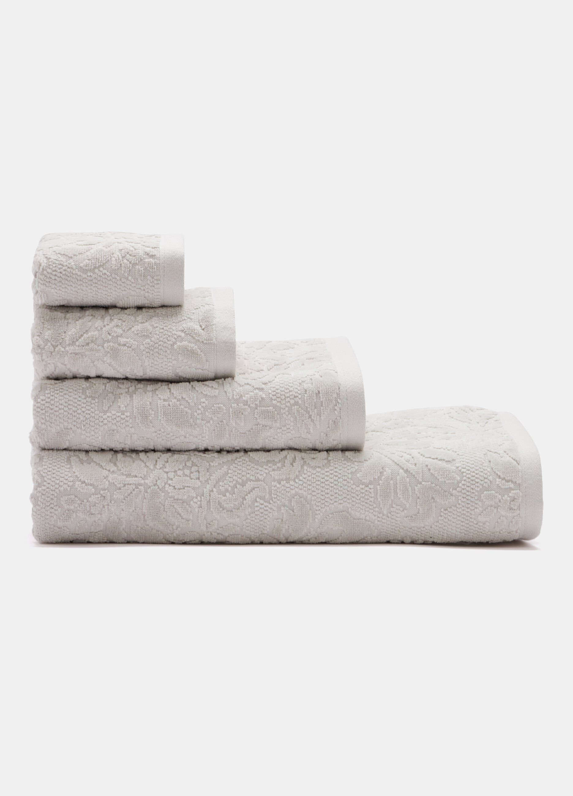 Asciugamano degli ospiti jacquard Made in Portugal