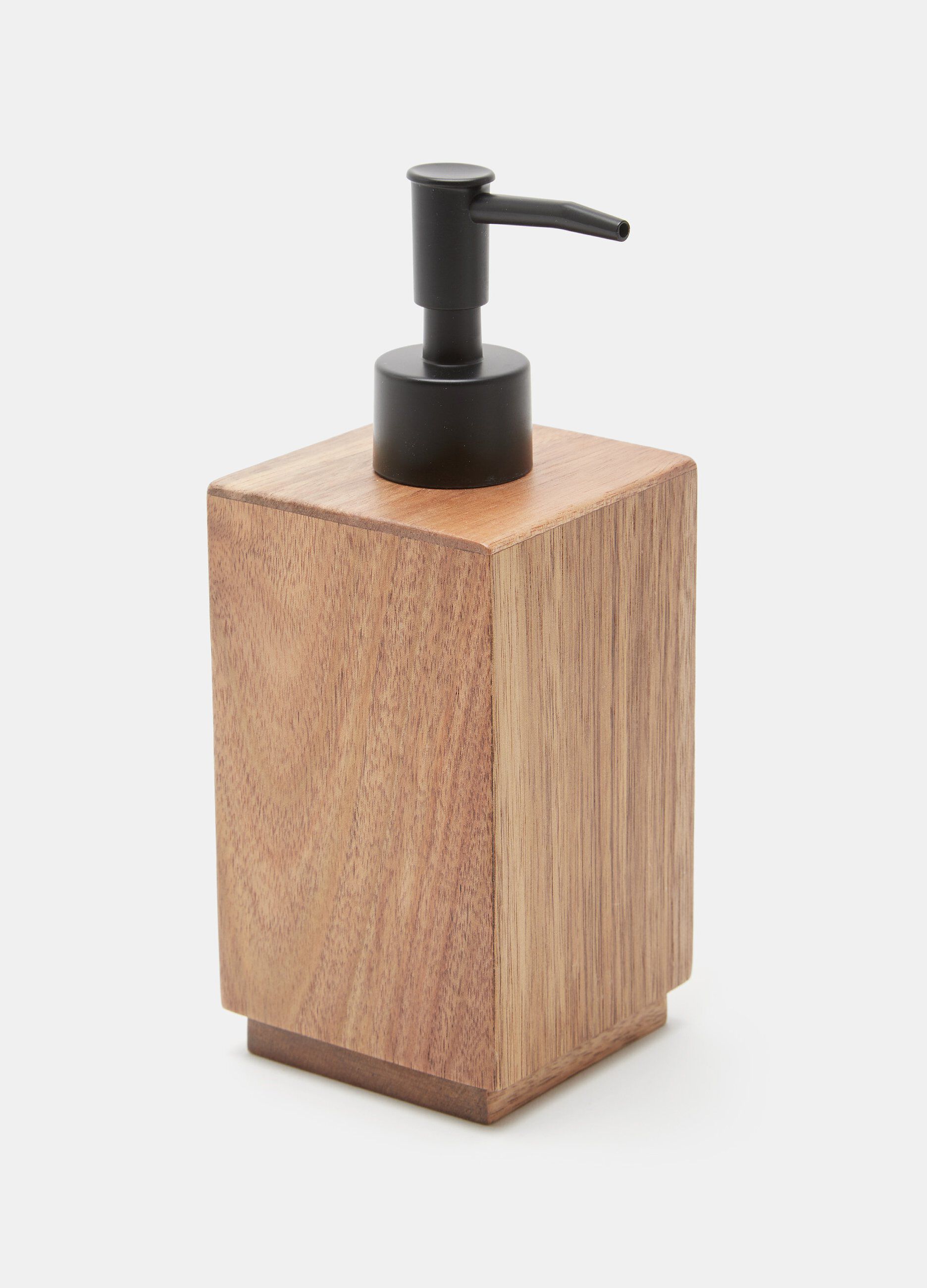Dispenser portasapone in legno di acacia_0