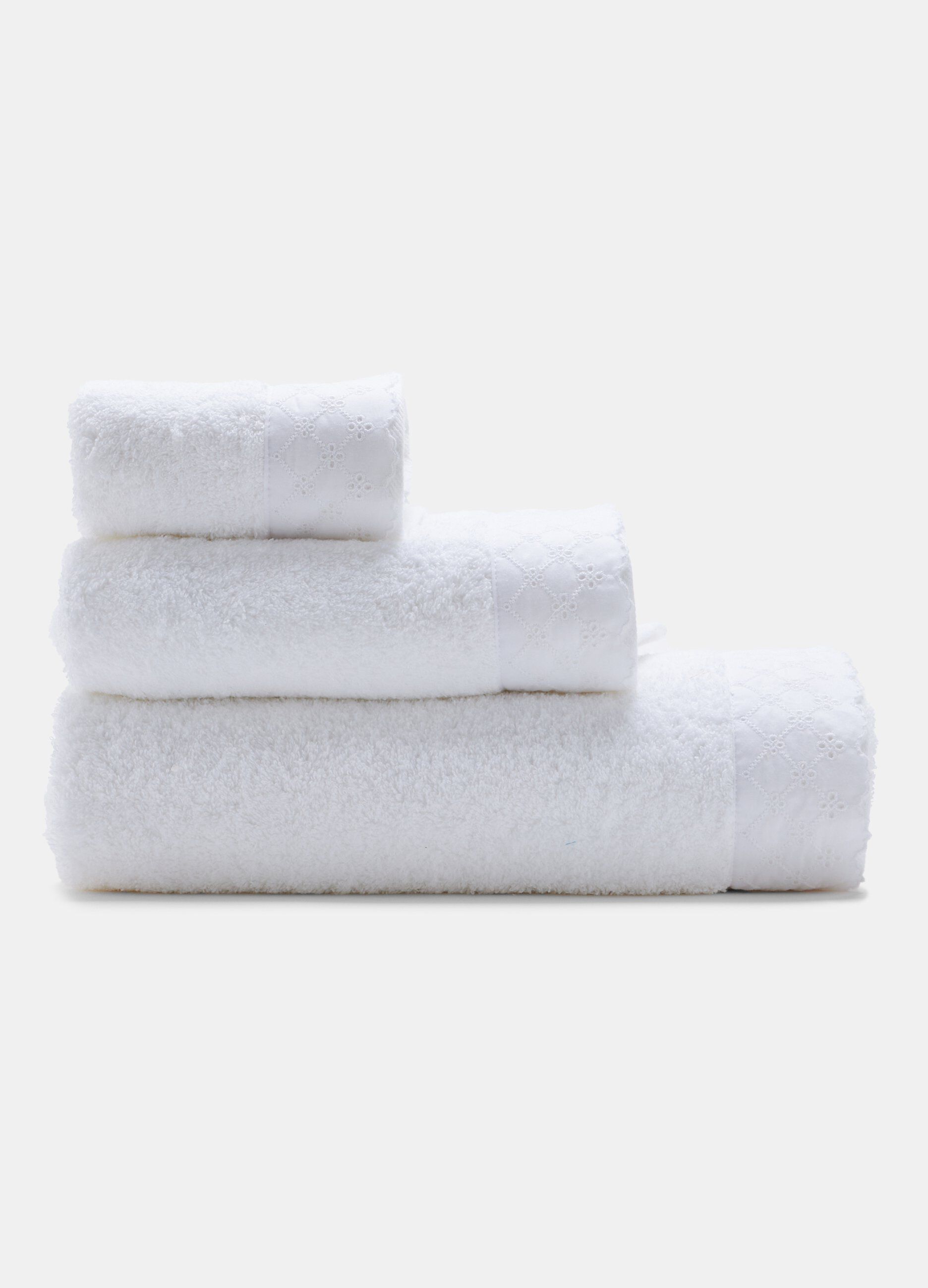 Asciugamano degli ospiti sangallo Made in Portugal