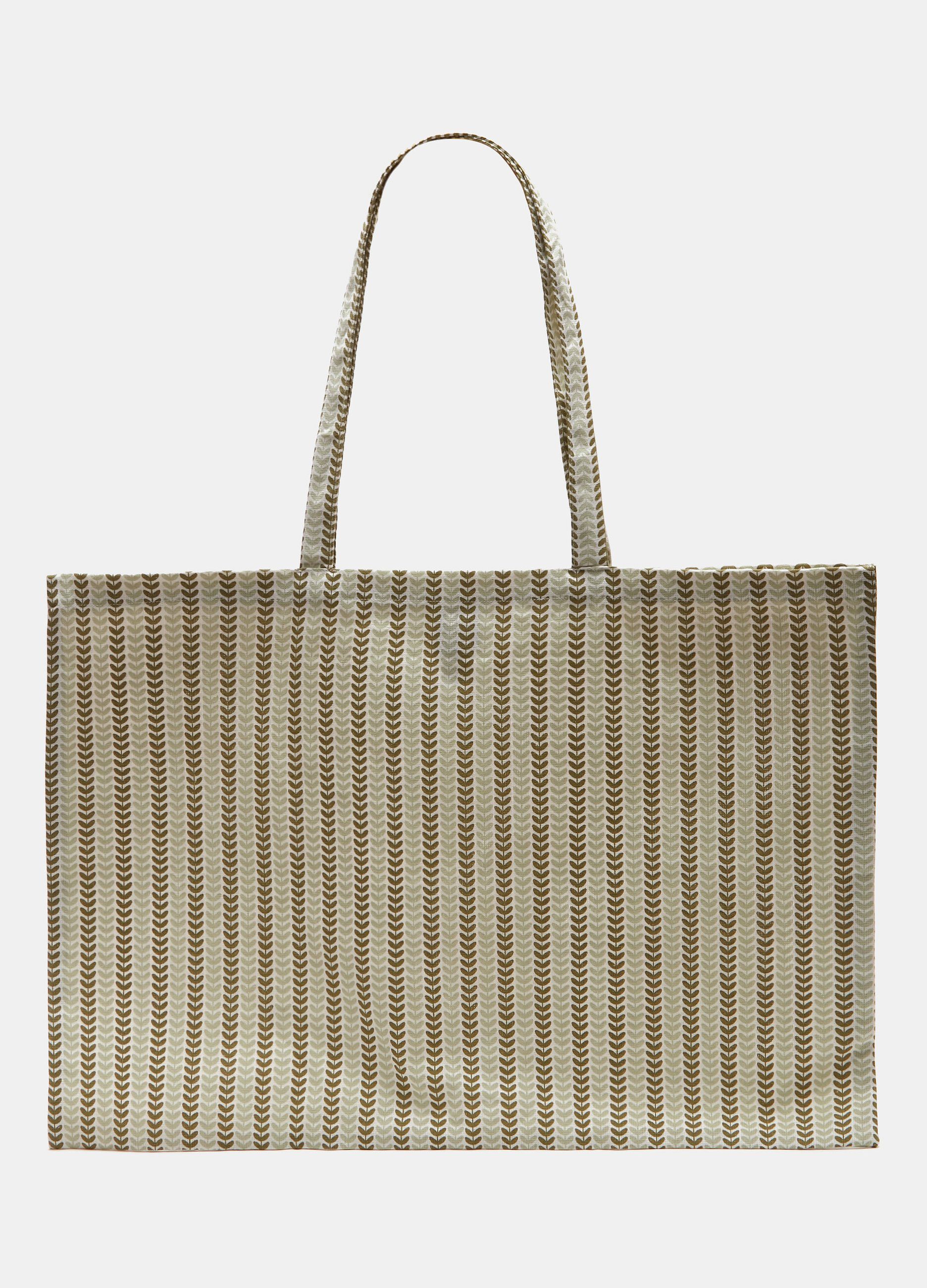 Bio shopping bag stampata in puro cotone_0